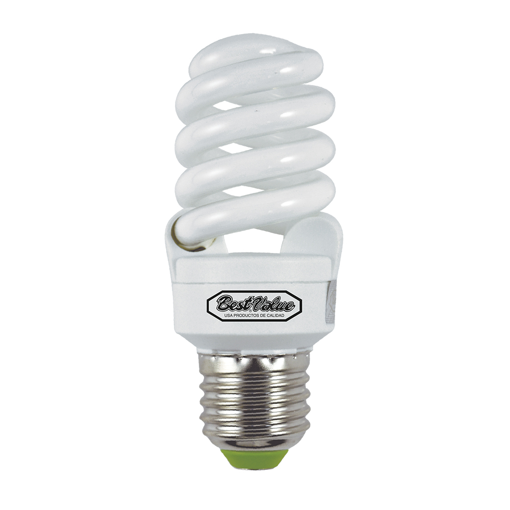 [E33015A] Ahorrador Espiral 13w 4 Wl E-27. Amarillo. (amarillo)