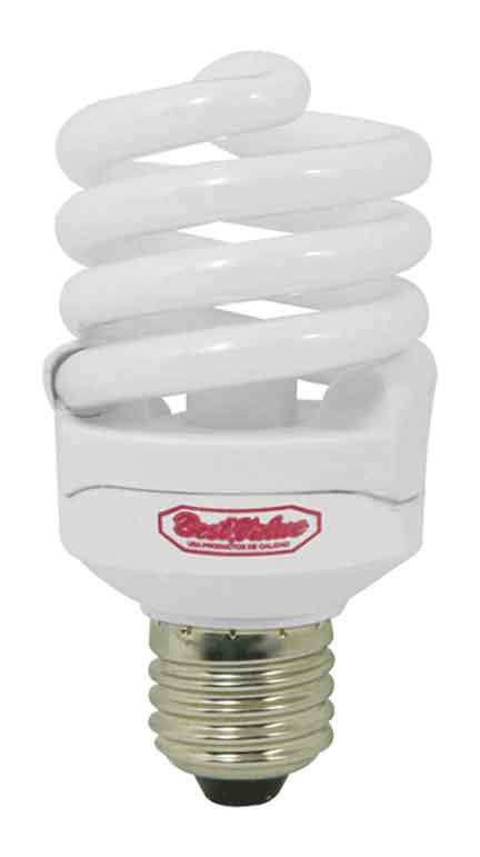 [E33017] Ahorrador Espiral 20w Dl E-27 T2. Blanco.