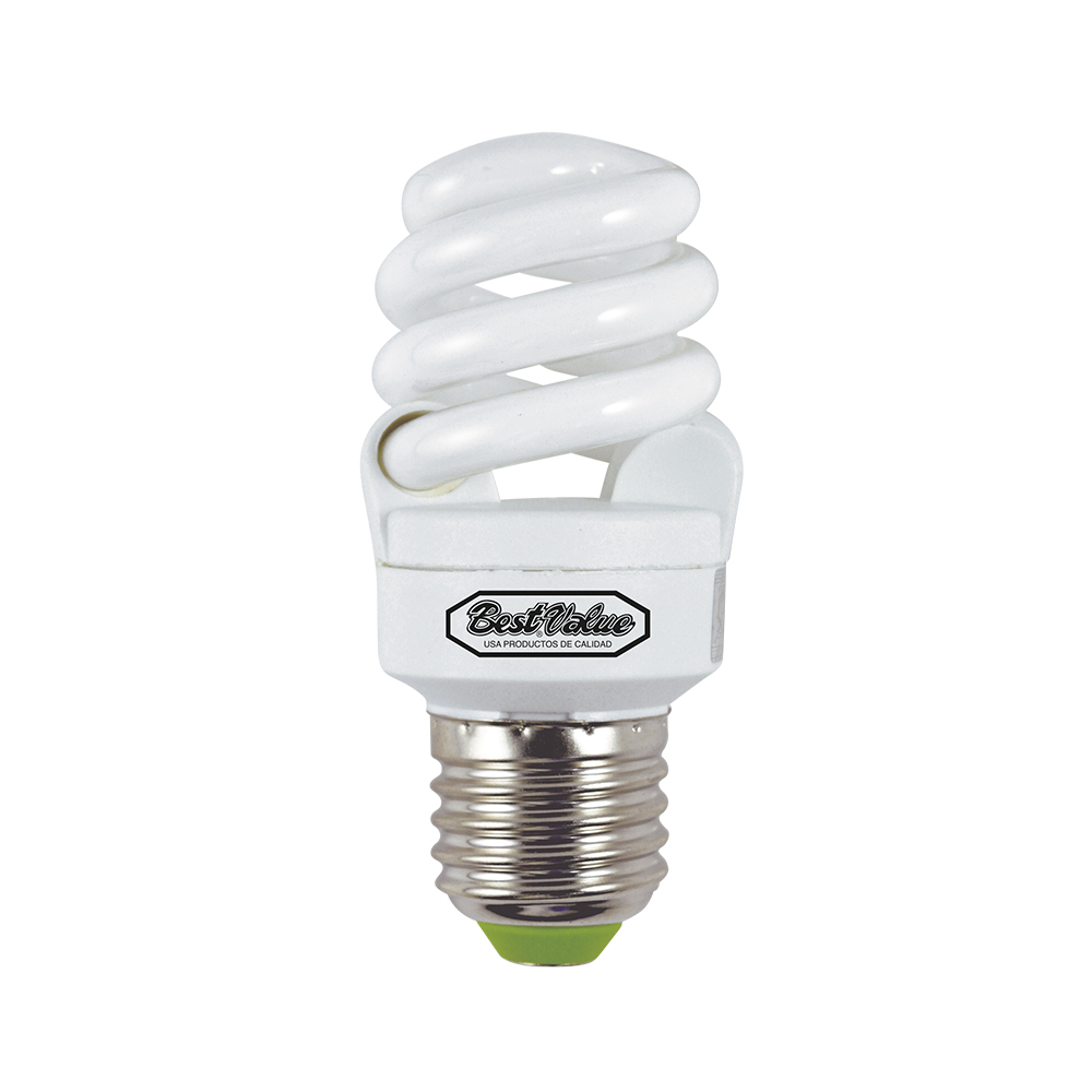 [E33019A] Ahorrador Espiral 9w Wl E-27. Amarillo. (amarillo)