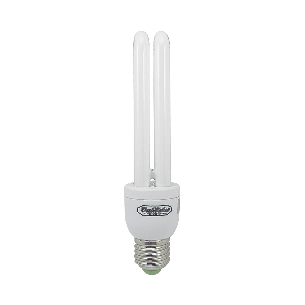 [E33050] Ahorrador 2-u 15w Dl E-27 -. Blanco.