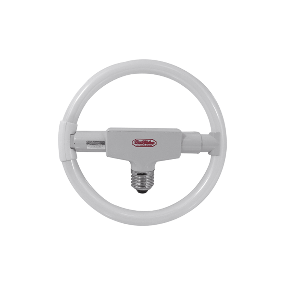 [E33070] Ahorrador Circular 22w Dl E-27 T5. Blanco.