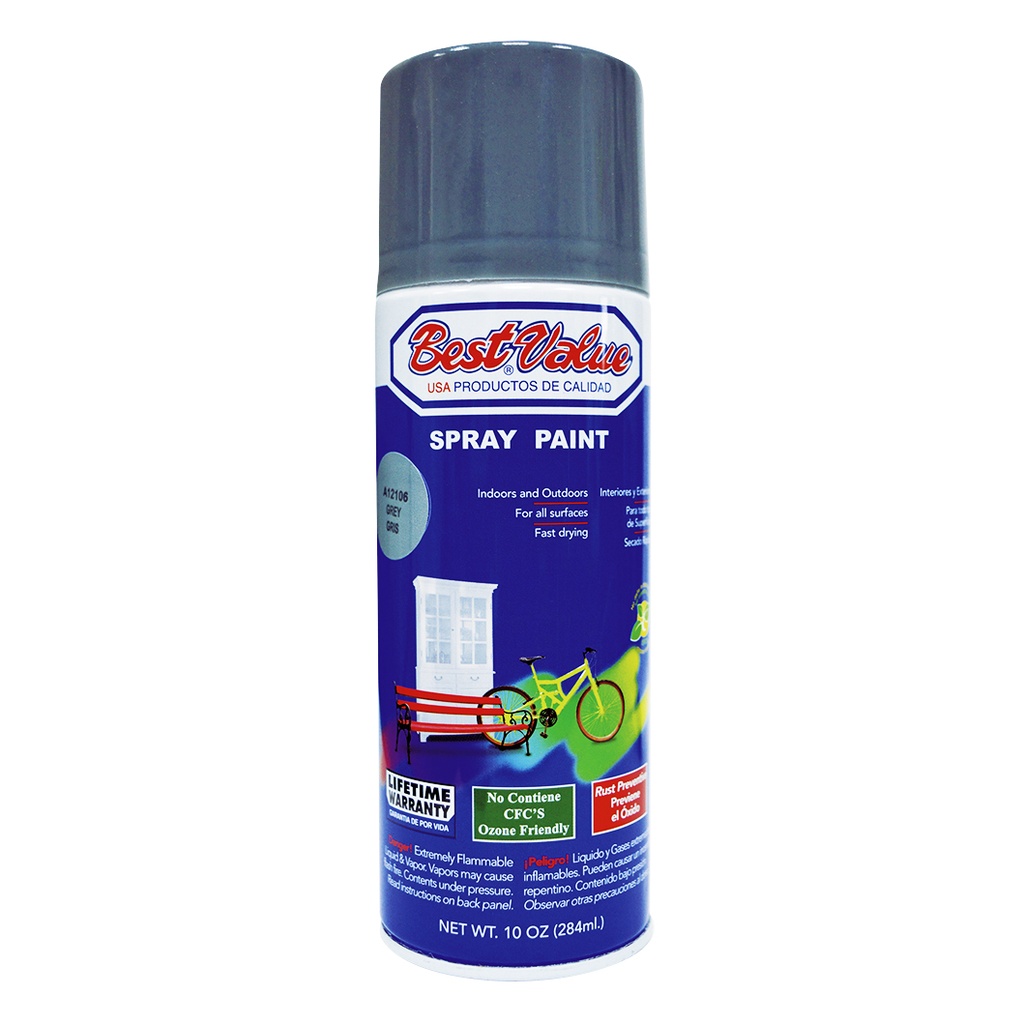 [A12106] Pintura Spray Gris. 10 Oz. (en Spray)