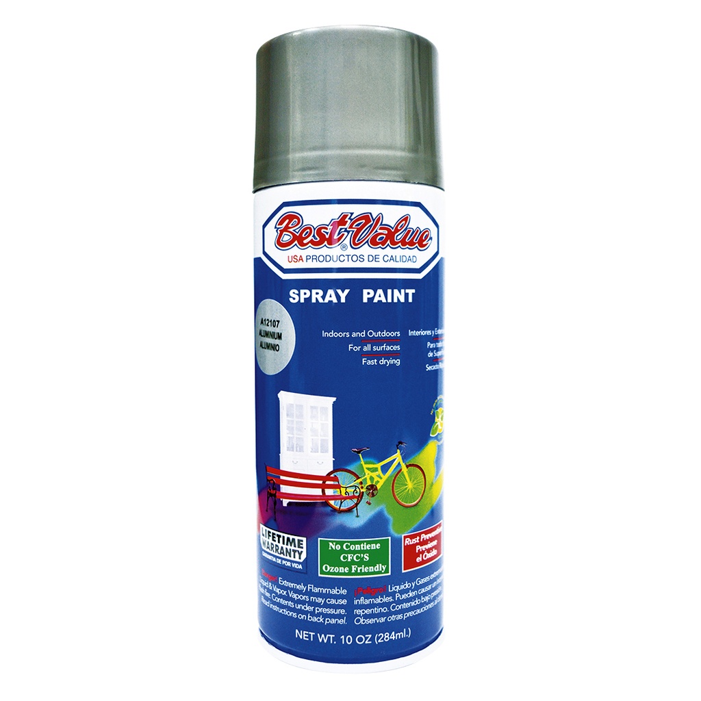 [A12107] Pintura Spray Aluminio. 10 Oz. (en Spray)