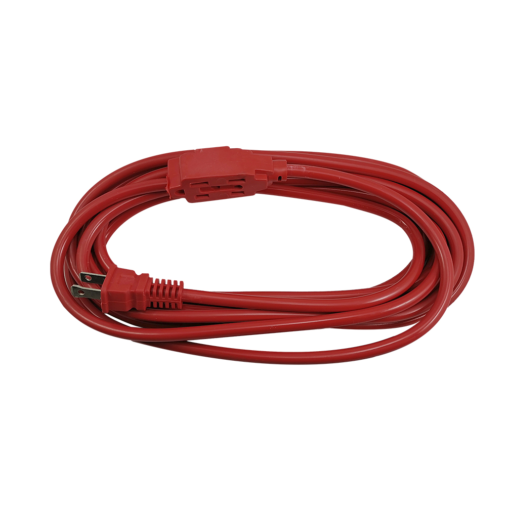 [E33266] Extension Electrica Roja C16 100'. Color Rojo. Multipropósito