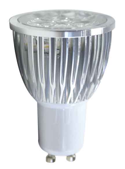 [E33406] Lampara Led 6w 2700k Mr16/gu10. Niquelado.