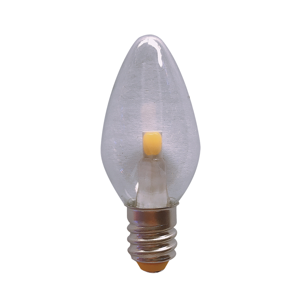 [E33412] Led Decorativo C7 0. 5w E12 Clear. Calido.