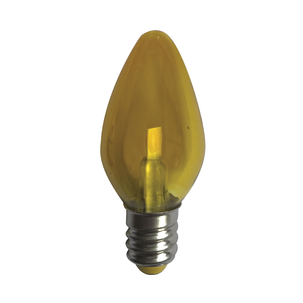 [E33412Y] Led Decorativo C7 0. 5w E12 Amarillo.