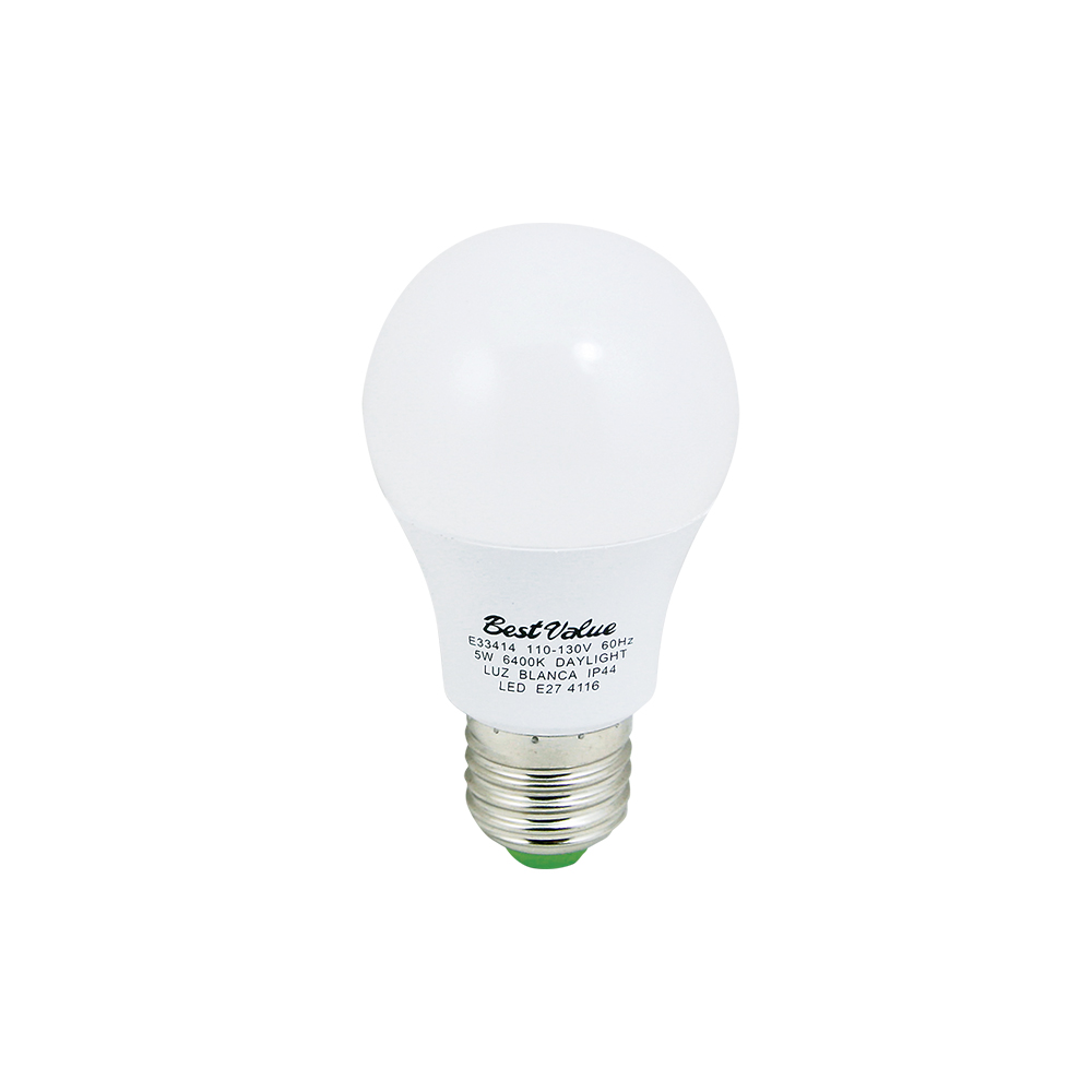 [E33414] Led 5w E27 350/lm 6400k. Blanco.