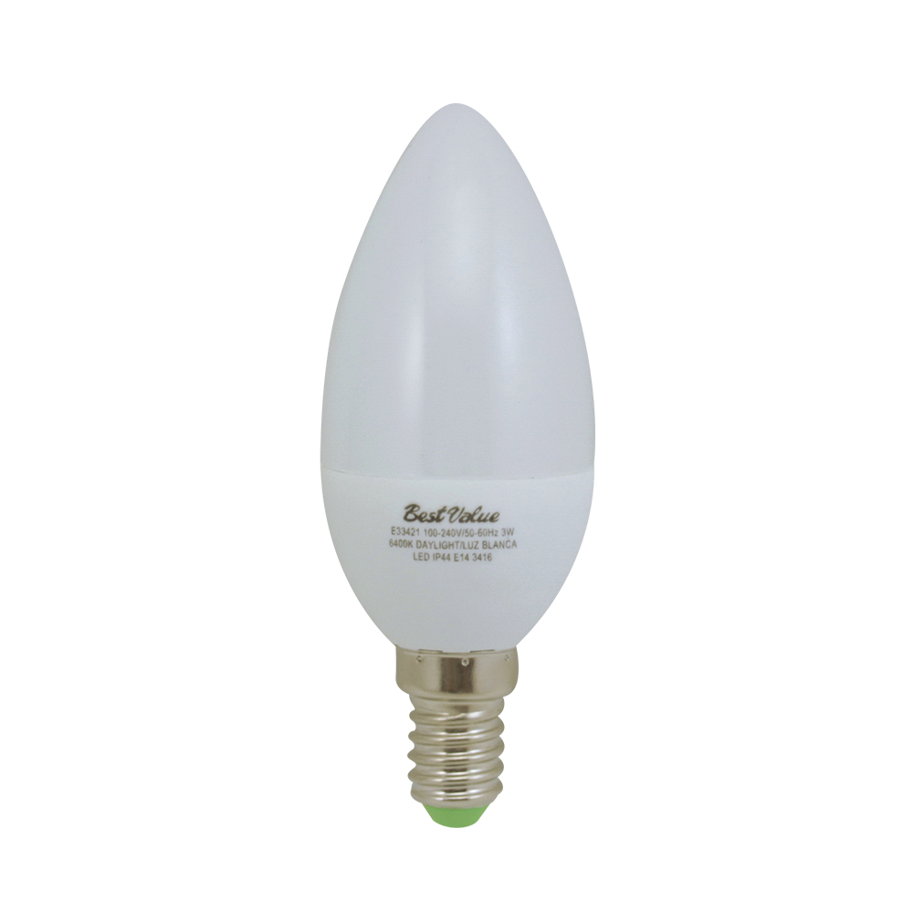 [E33421] Lampara Torpedo Led 3w Dl E14 6500k. Blanco.
