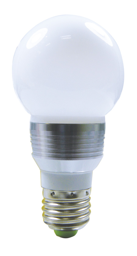 [E33422] Lampara Mini Globo Led 3w E27. Blanco.