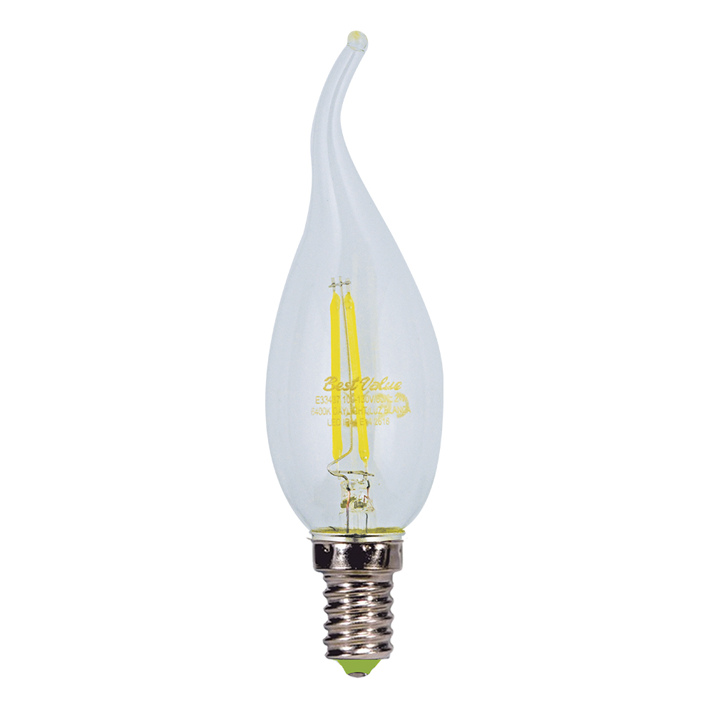 [E33438] Lamp Candelabra Led 2w 6400k E12. Blanco.