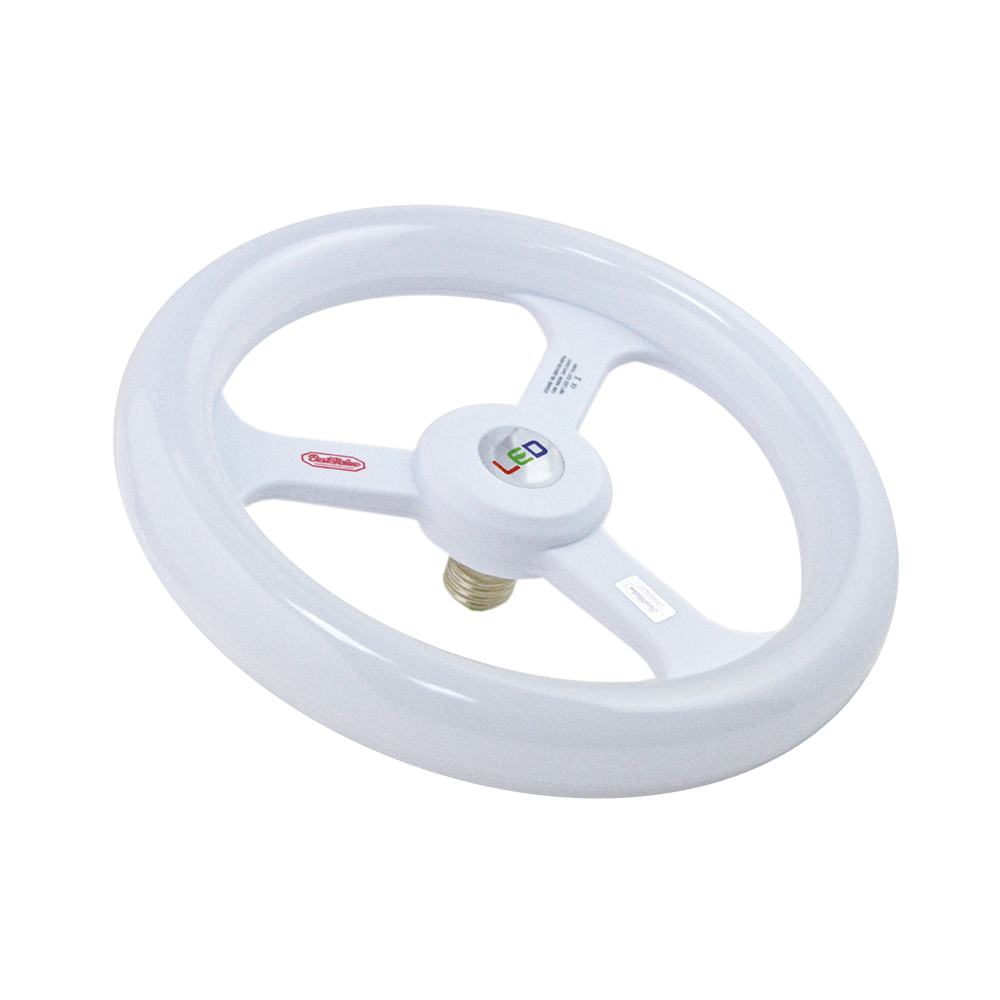 [E33451] Lampara Circular Led 18w 6400k E27. Luz Día. 180°