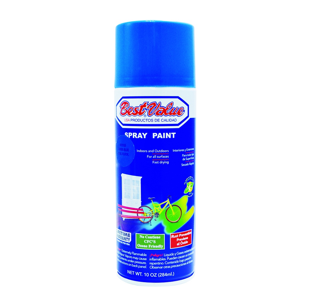 [A12133] Pintura Spray Florecente Azul. 10 Oz. (en Spray)