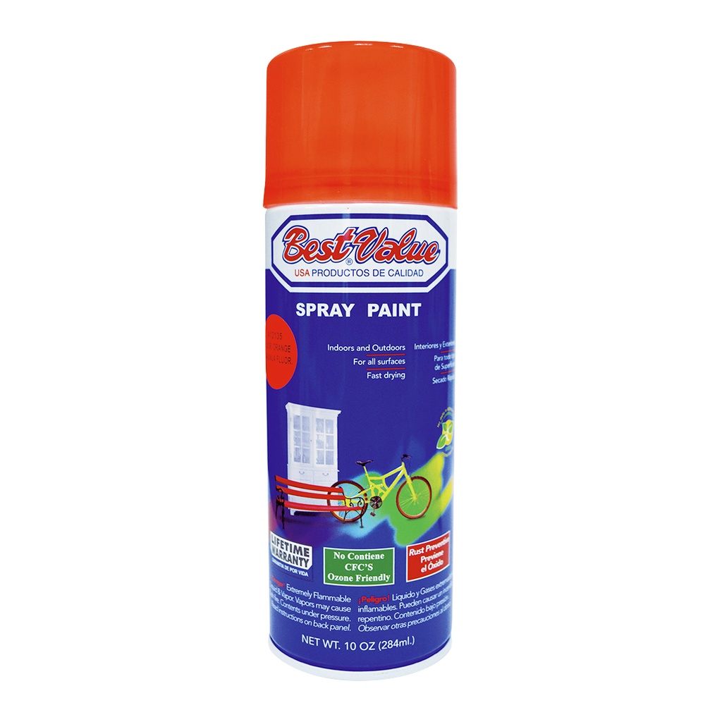 [A12135] Pintura Spray Florecente Naranja. 10 Oz. (en Spray)