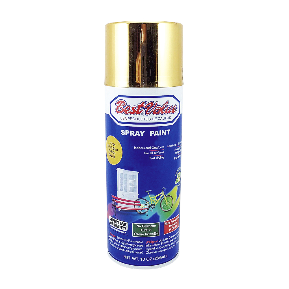 [A12136] Pintura Spray Dorado Brillante. 10 Oz. (en Spray)