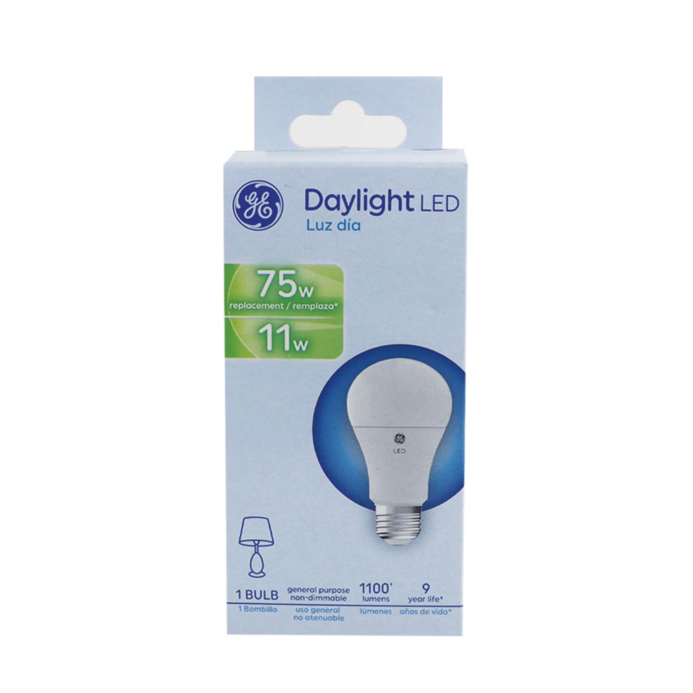 [E50024] Led Ge 11w A19 6500k 1100lm Ul Blanco. 12w