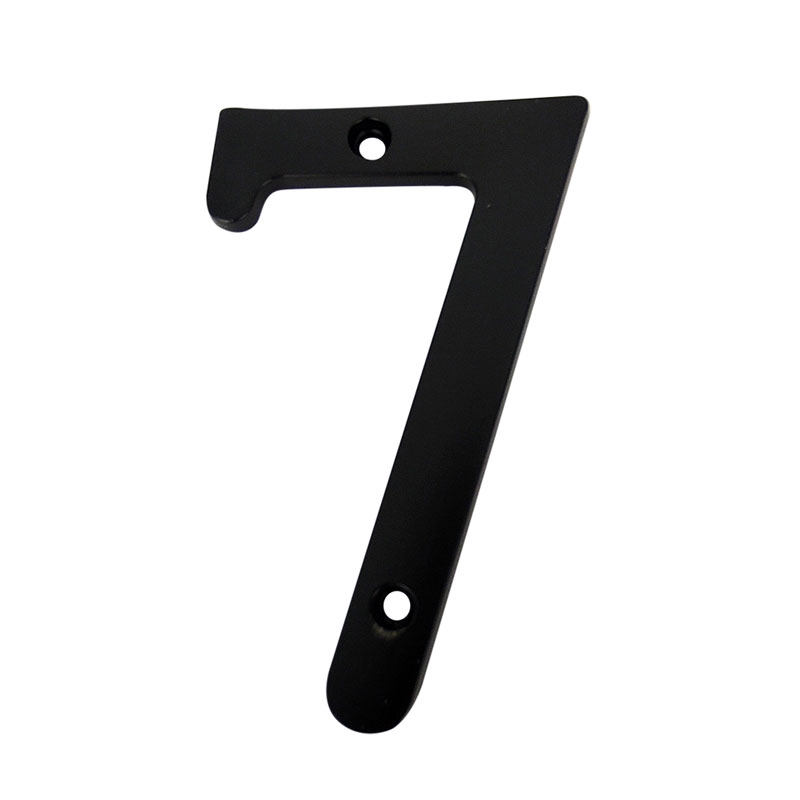 [F01147] Numero 7 Para Puerta Negro 4. Mate.