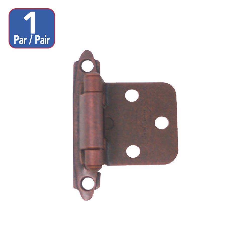 [F01217AC] Bisagra De Presion Antique Copper. Cobrizado. 4cm
