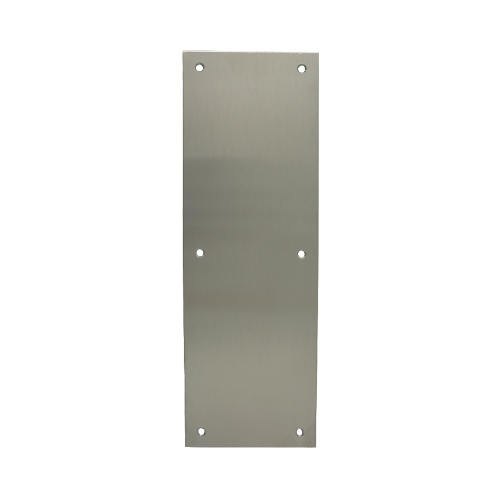[F01247] Push Plate 4x12 Acero Inox. Satinado. 12 X 4