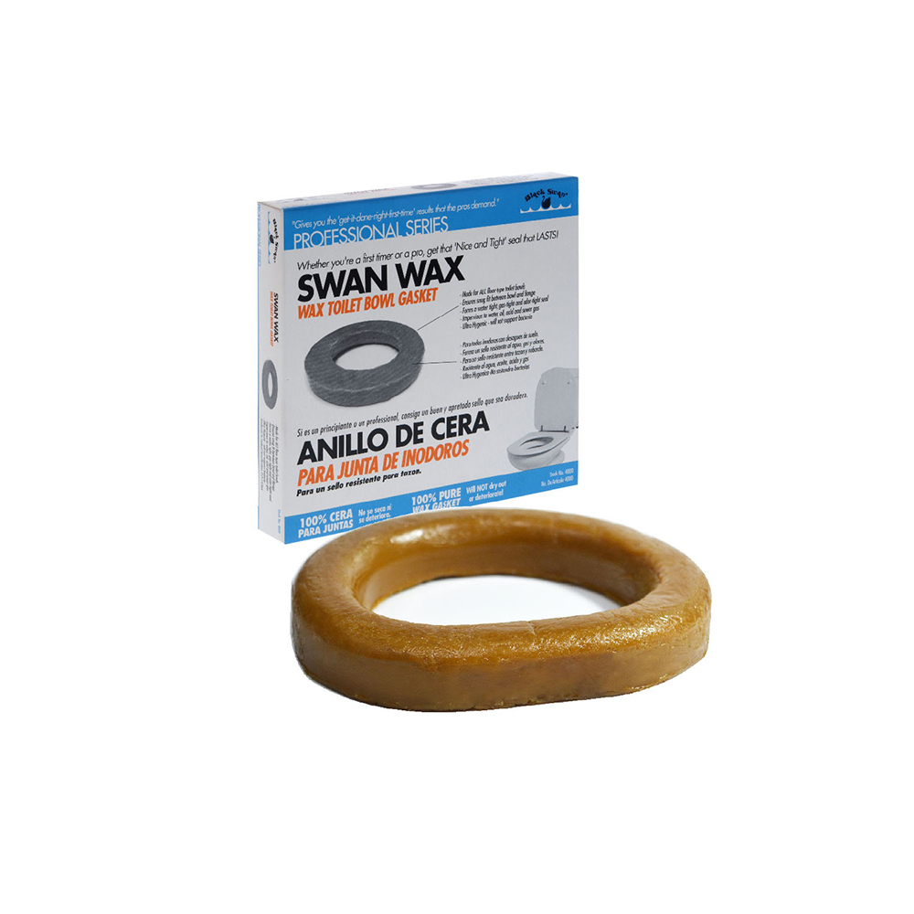 [A02222] Aro De Cera Para Inodoro. Blanca/ambar. 14 Cm