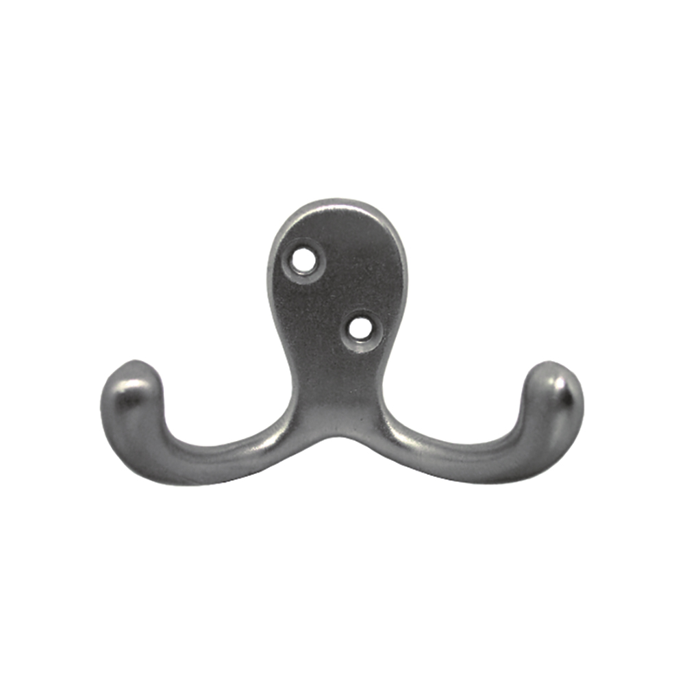[F01442SN] Gancho Doble Para Colgar Ss Bestvalue. Niquelado. 2-1/2(63mm)