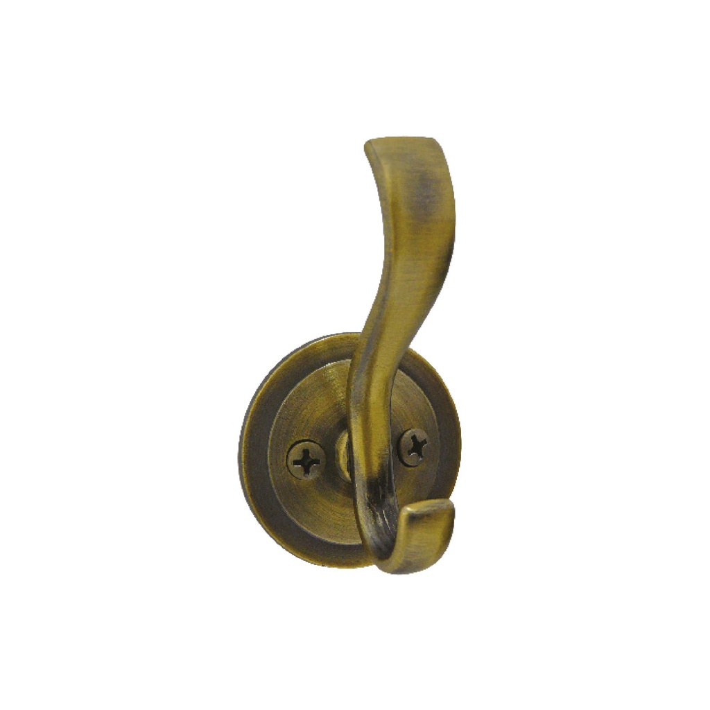 [F01444AB] Gancho Para Ropa Antique Brass Bestvalue. Bronceado. 3-1/4(80mm)