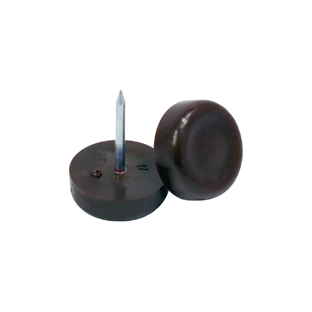 [F01760] Deslizador Plastico 3/4 Chocolate(16pcs). Marron.