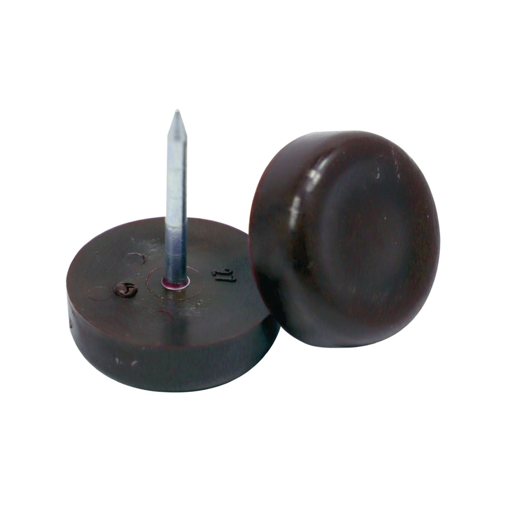 [F01761] Deslizador Plastico 7/8 Chocolate(16pcs). Marron. 1