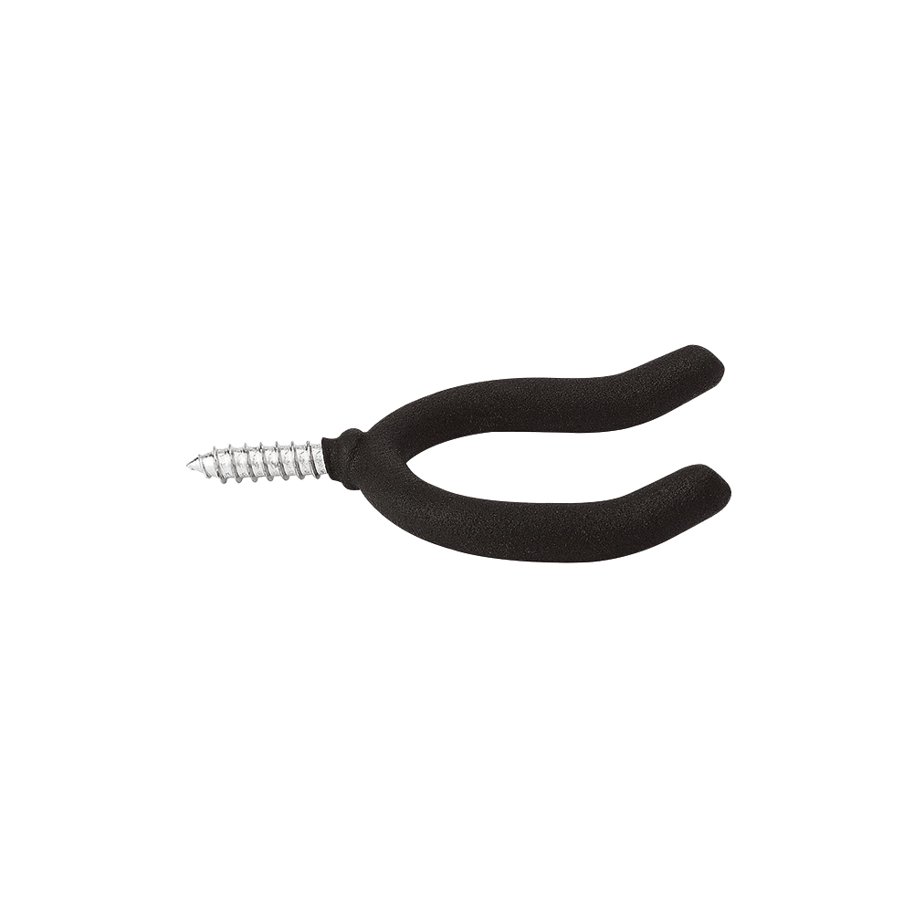 [F01832] Gancho Para Almacenaje Tipo-u (2 Pzas). Negro. 2-5/8
