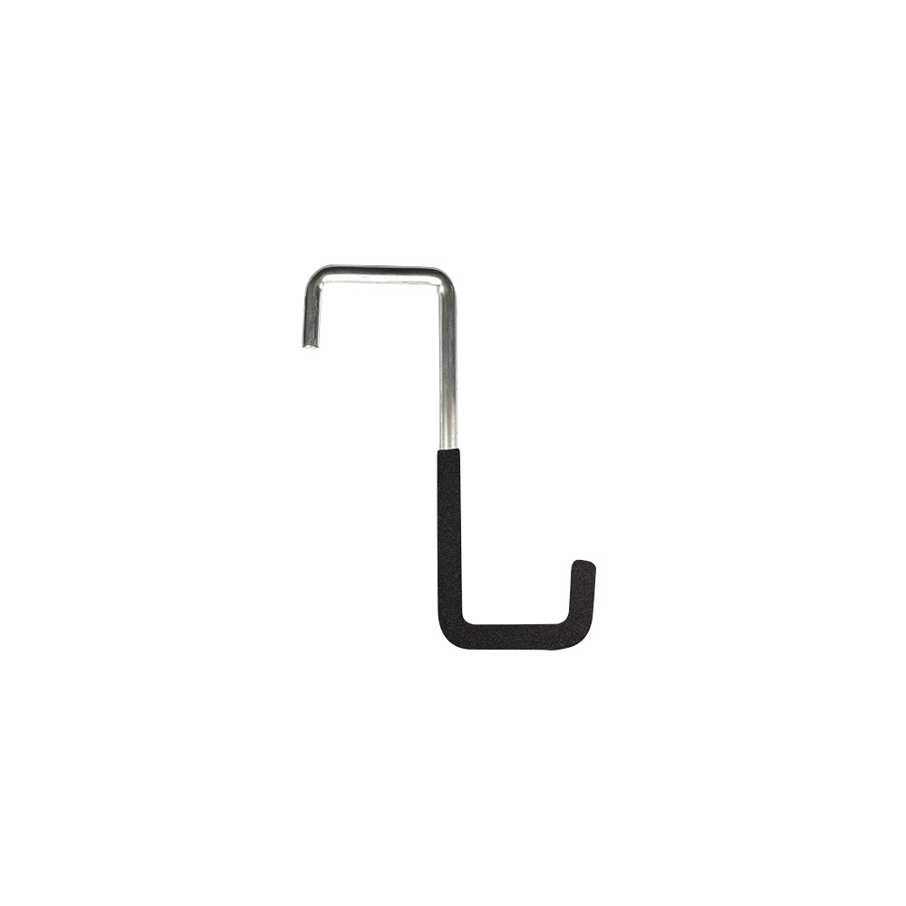 [F01834] Gancho Para Almacenaje Tipo-l (2 Pzas). Acero. 5-1/2