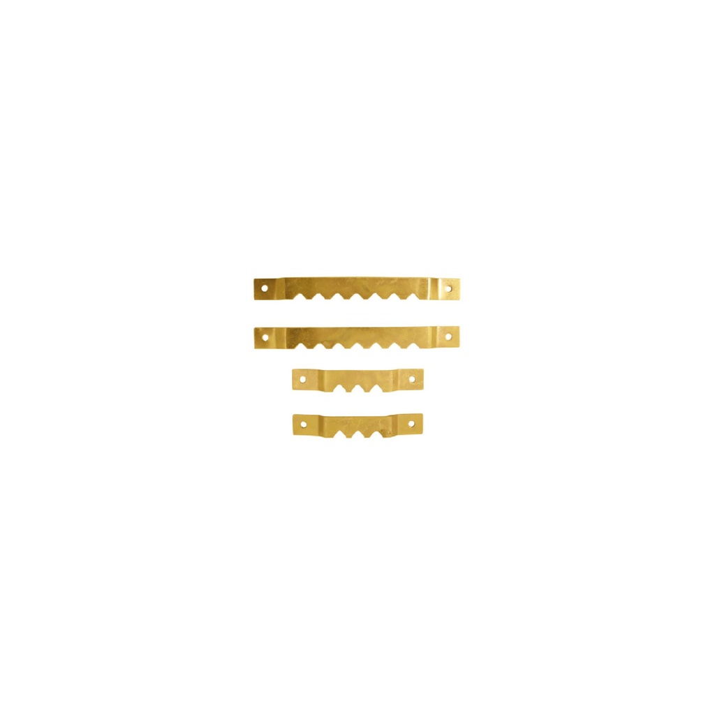 [F01852] Sosten Para Colgar Cuadro (4 Pcs). Dorado. , 41mm X 7mm
