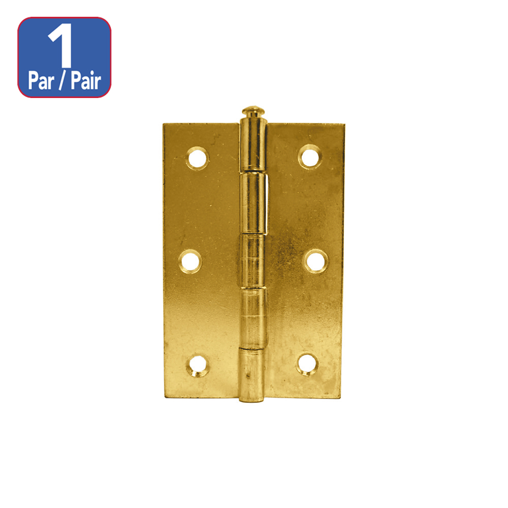 [F01M30] Bisagra Para Mueble Dorada De 3. Dorado. 3(75mm)