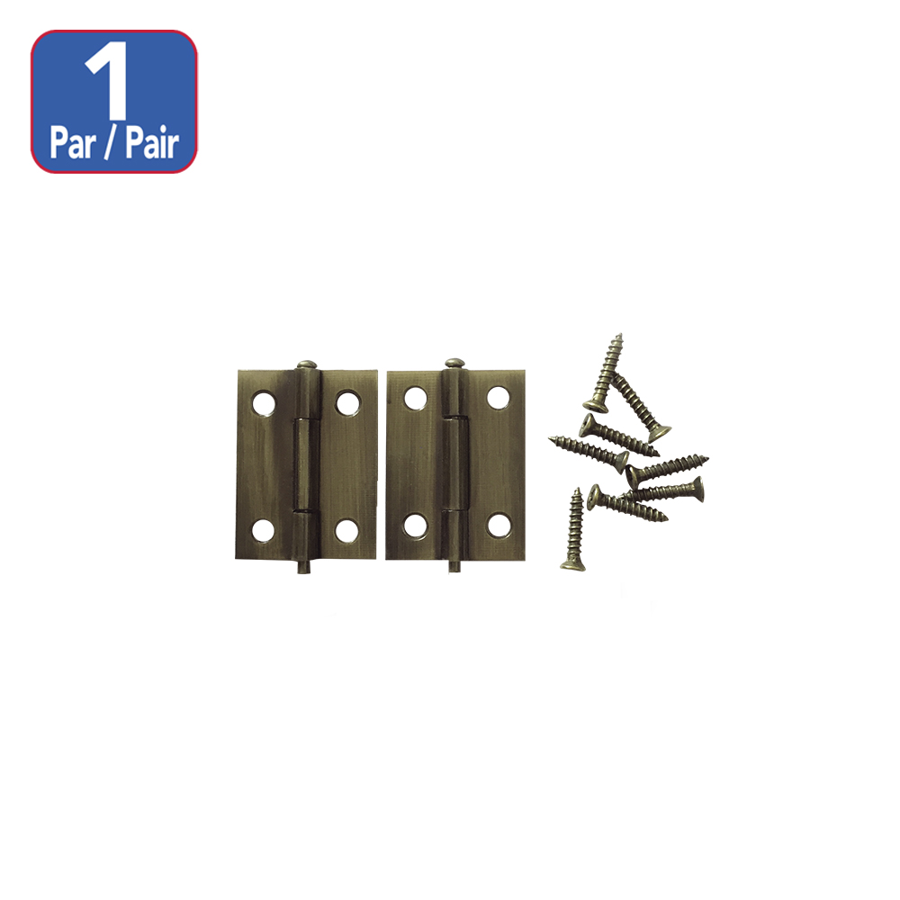 [F01M52] Bisagra Para Mueble A. Brass De 1-1/2. Bronceado. 1-1/2(38mm)