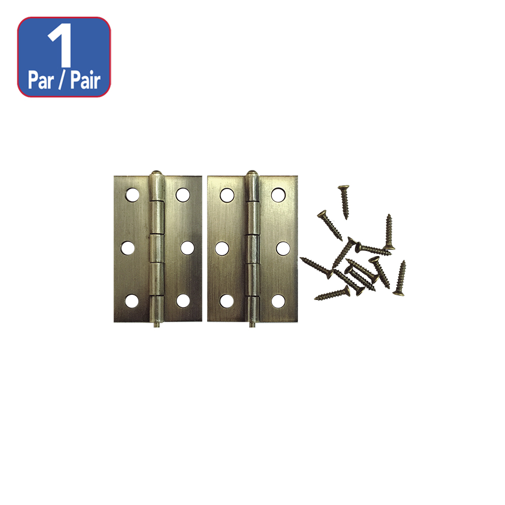 [F01M54] Bisagra Para Mueble A. Brass De 2-1/2. Bronceado. 2-1/2(63mm)