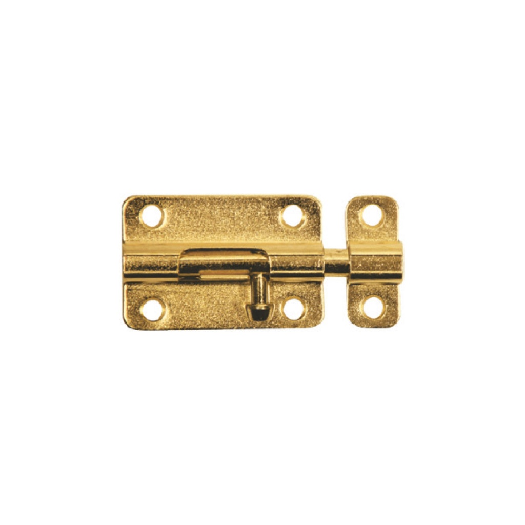 [F01P830] Picaporte Recto Dorado De 3. Dorado. 3