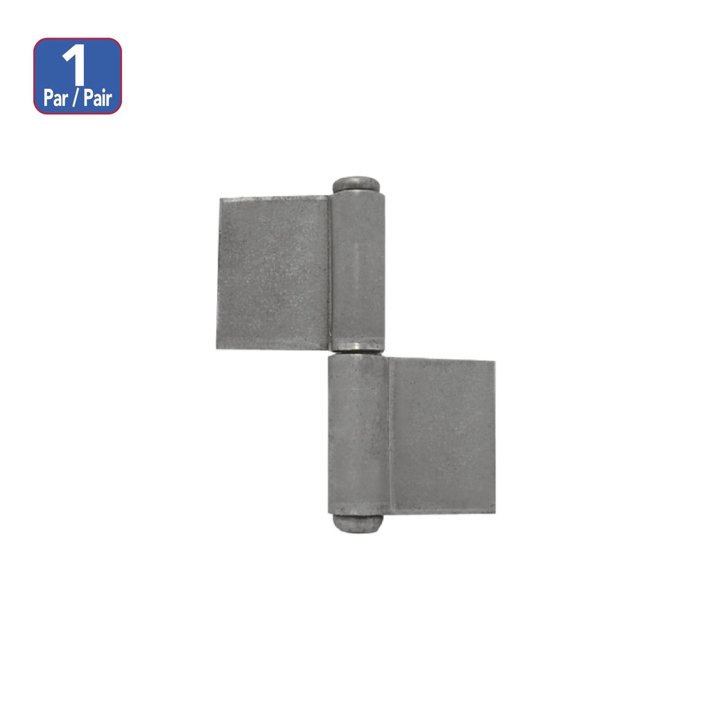 [F01S12] Bisagra Para Soldar De 2 X Mariposa. Acero Extra Fuerte. 2(50mm)