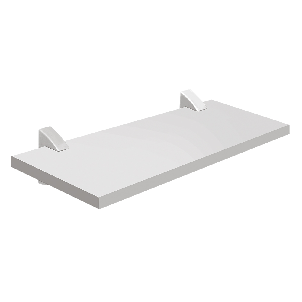 [F02000] Repisa Recta 1. 5x20x40cm Blanco Con S