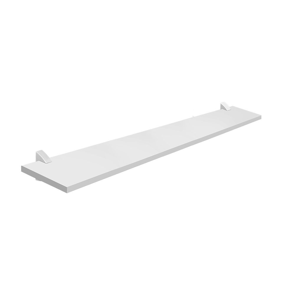 [F02003] Repisa Recta 1. 5x20x100cm Blanco Con S