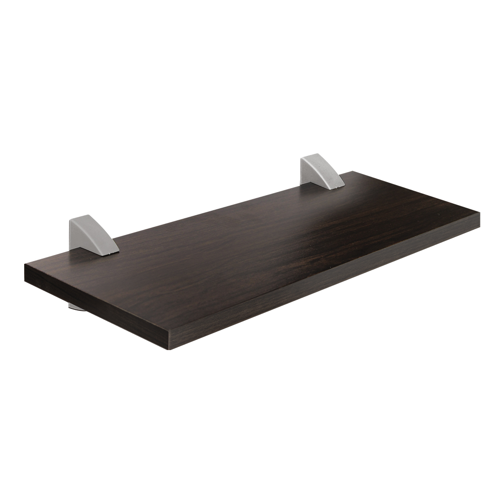 [F02010] Repisa Recta 1. 5x20x40cm Choco Con S Gris