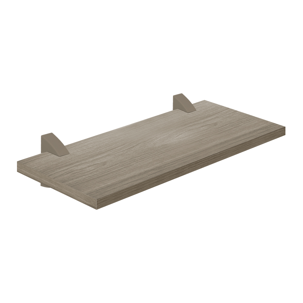 [F02018] Repisa Recta 1. 5x25x40cm Roble Miel Con S Beige. Miel.