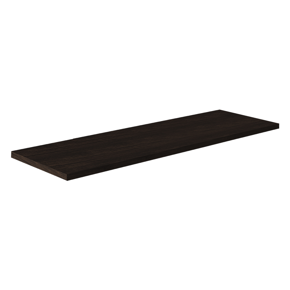 [F02071] Repisa Recta 1. 5x25x100cm Chocolate