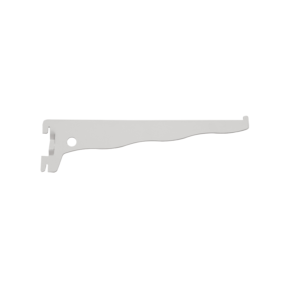 [F02240] Brazo Para Riel Sencillo 20cm Blanco