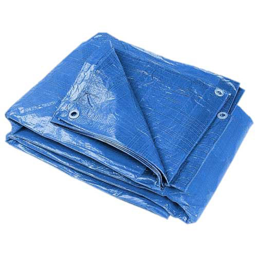[F062024] Lona Plastica Con Ojetes 20'x 24'. Azul. 24' (6. 09mts X 7. 30)