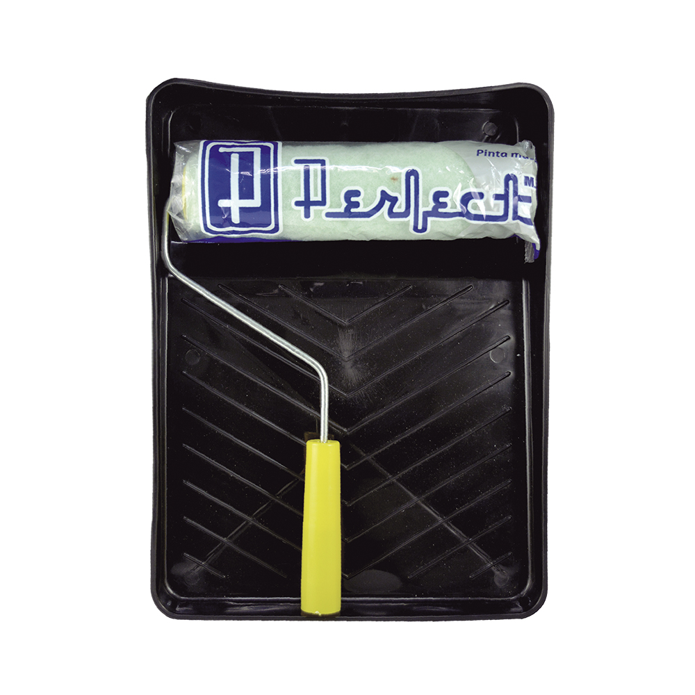 [F079SP] Juego Bandeja Plastica Con Rodillo Perfect