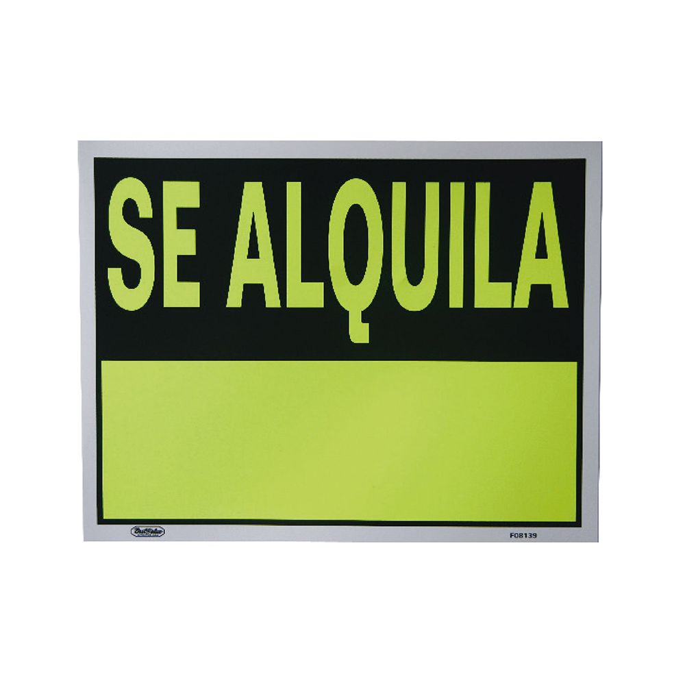 [F08139] Letrero Reflectivo (se Alquila). Pvc Rígido. 45cm X35cm
