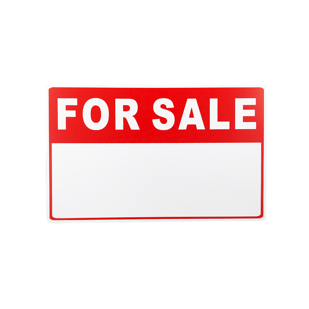 [F08220] Letrero De Informacion For Sale. Pvc Rígido. 40cm X25cm