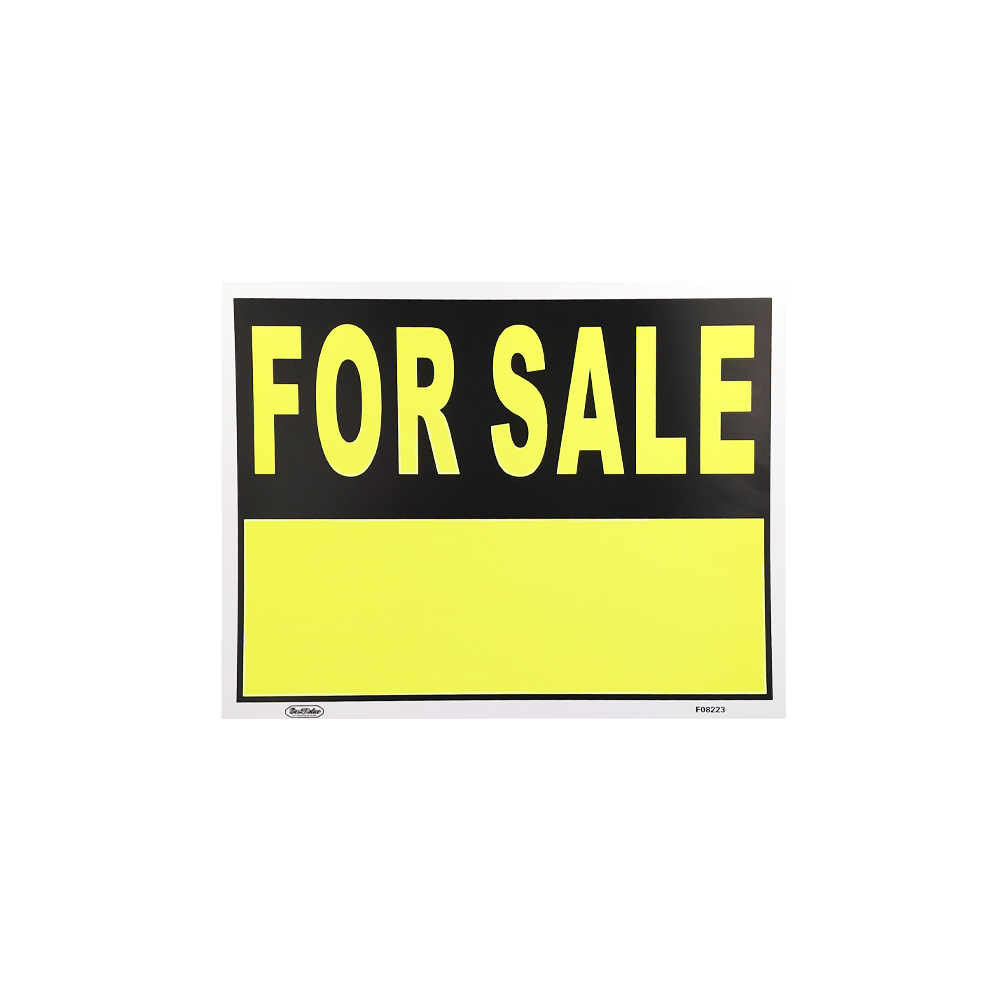 [F08223] Letrero De Informacion For Sale Reflectivo. Pvc Rígido. 45cm X35cm
