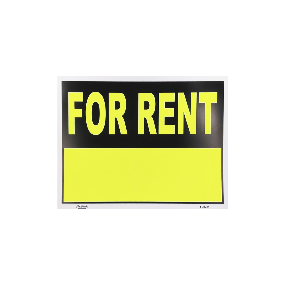 [F08224] Letrero De Informacion For Rent Reflectivo. Pvc Rígido. 45cm X35cm
