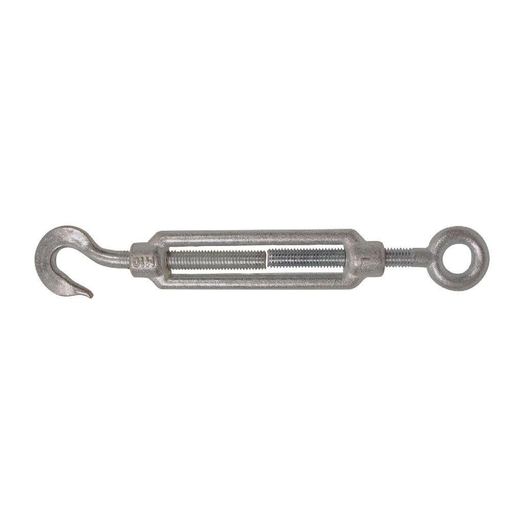 [F13002] Tensor De 1/4 ( X 110mm) Ojo/gancho. Galvanizado. 4-1/2 (6mmx110mm)