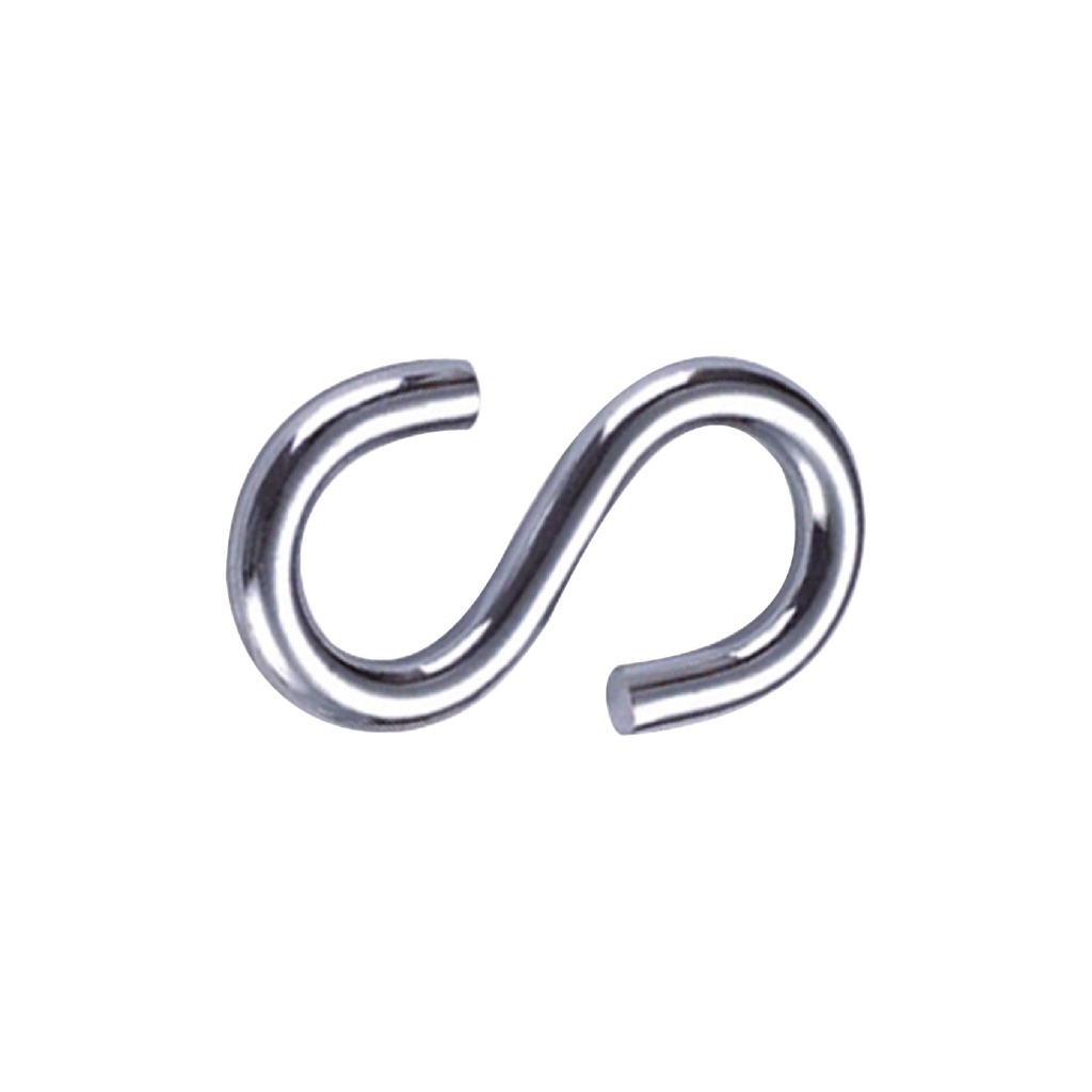 [F16136] Gancho S Para Cadena De 1/4 (). Plateado. 1/4(6mm)